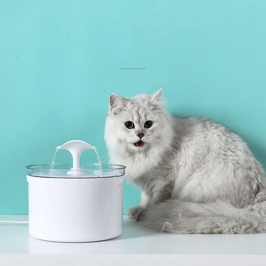 Automatic Pet Water Fountain β Electric Water Dispenser with LED Water Level Display for Dogs & Cats